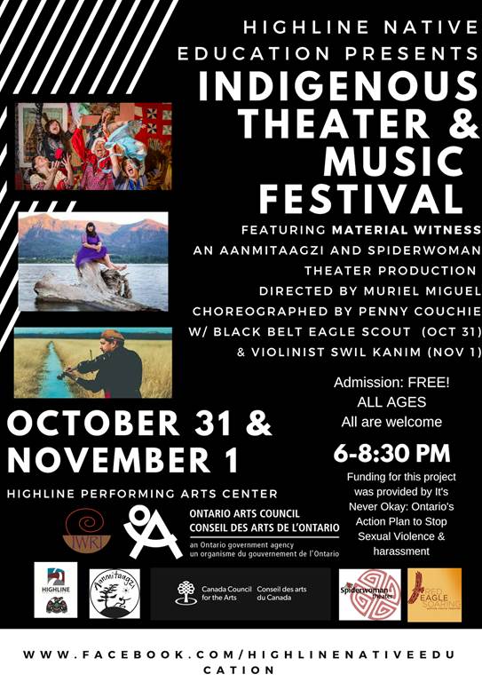 Indigenous Theater & Music Festival | Westside Seattle